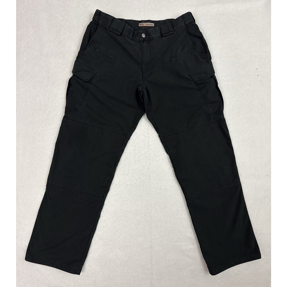 5.11 Tactical Stryke Pants Mens 32x30 Black Ripstop Cargo Utility Stretch